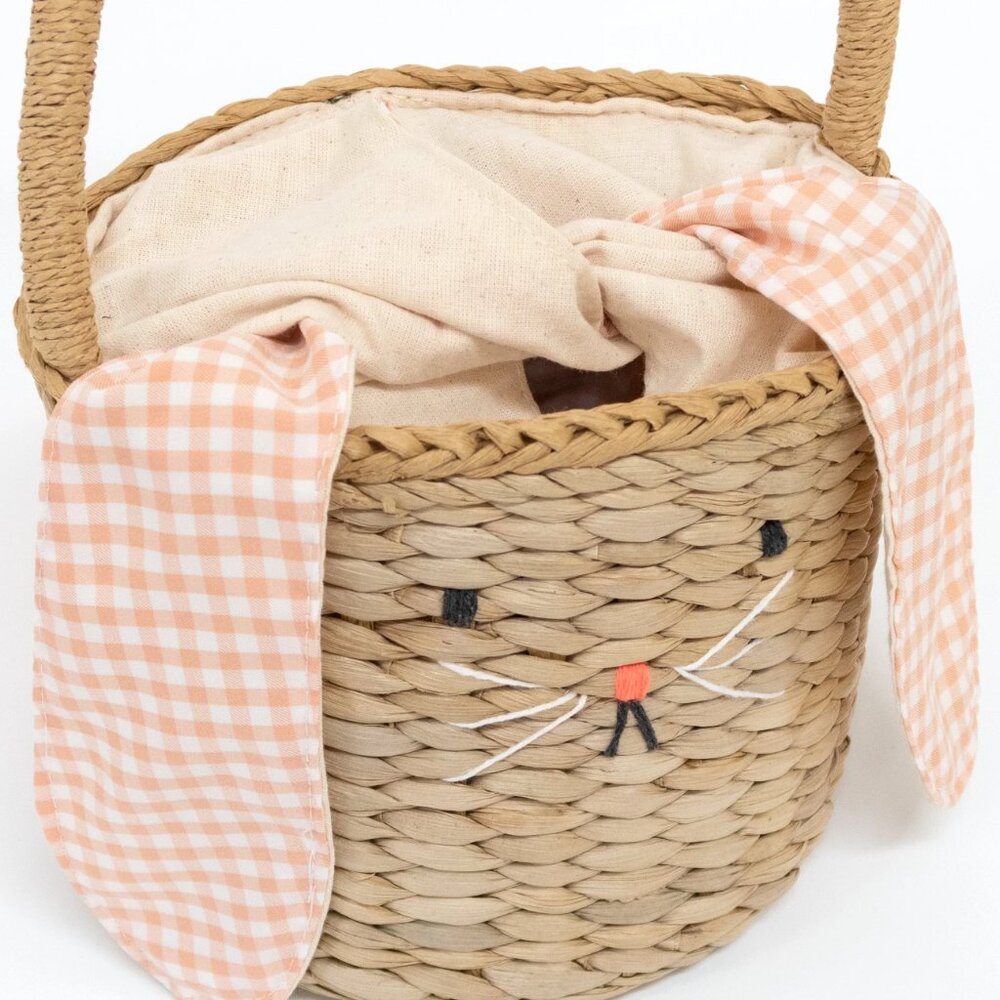 meri meri bunny basket bag - Picture 4 of 5